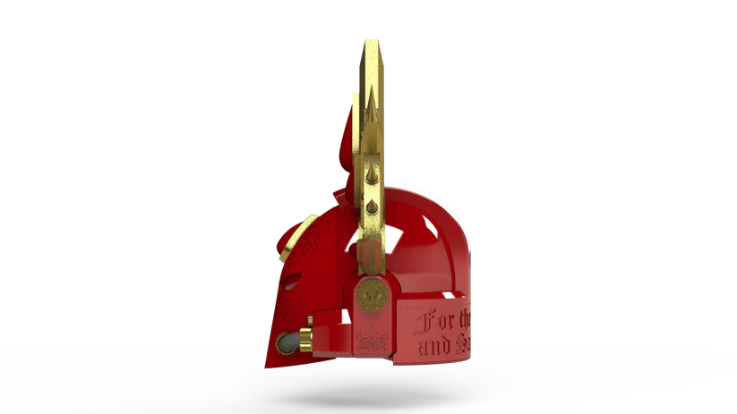 Mediocre StudiosCrimson Celestials - HelmetCosplay Helmet