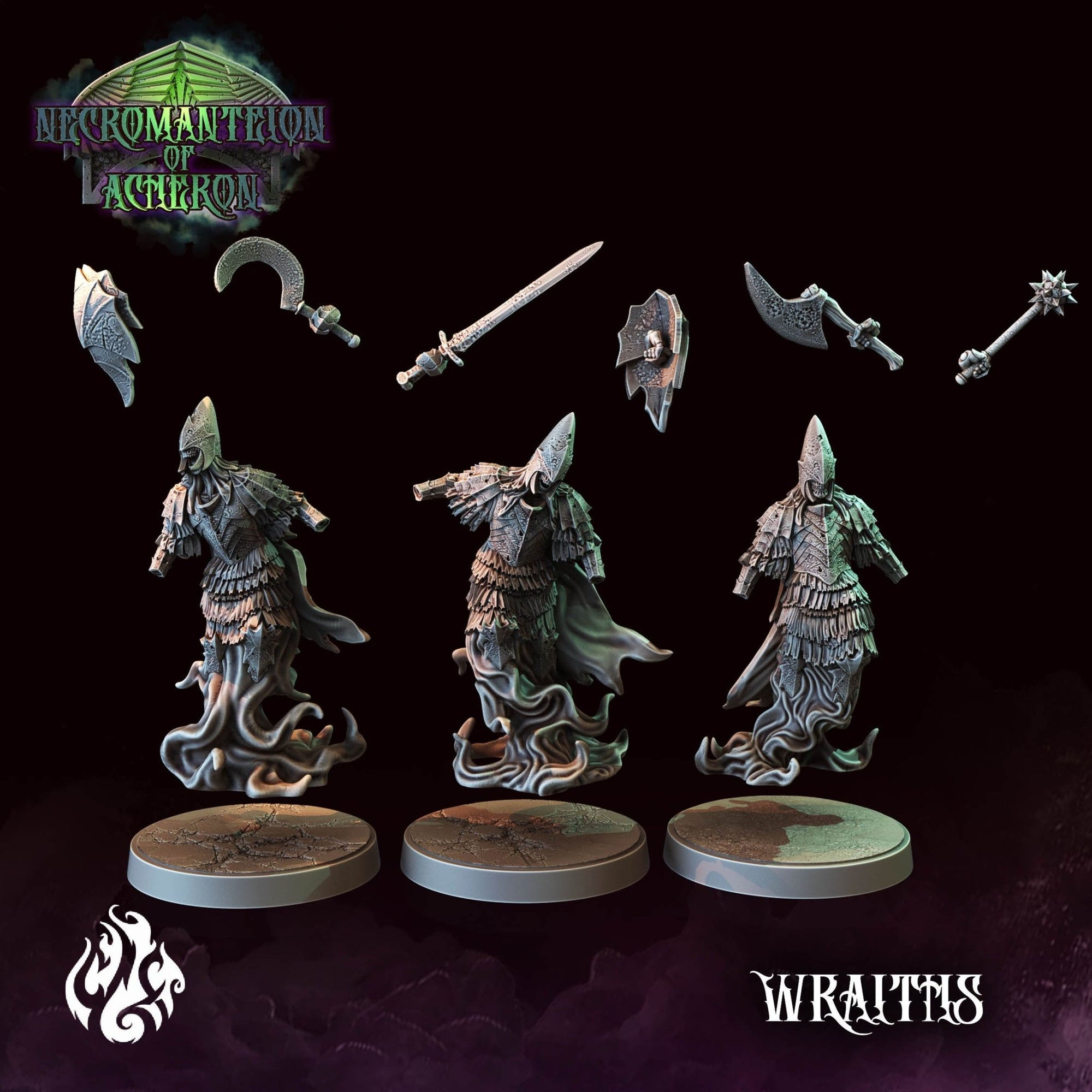 Mediocre StudiosNecromanteion of Acheron (Full Set)Tabletop Gaming Miniature