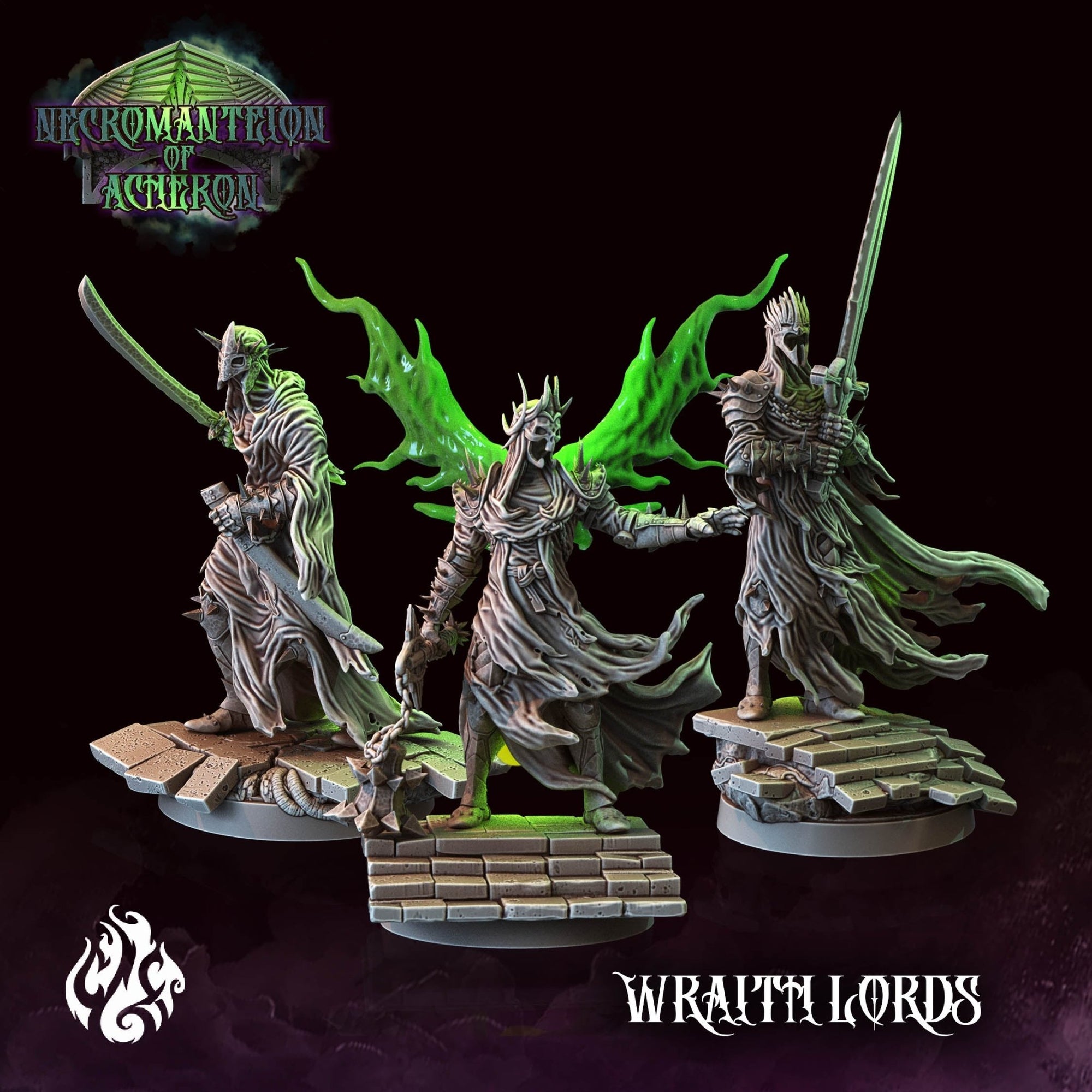 Mediocre StudiosNecromanteion of Acheron (Full Set)Tabletop Gaming Miniature
