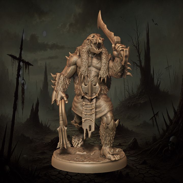 Mediocre StudiosOrc Houndmaster - 10 posesTabletop Gaming Miniature