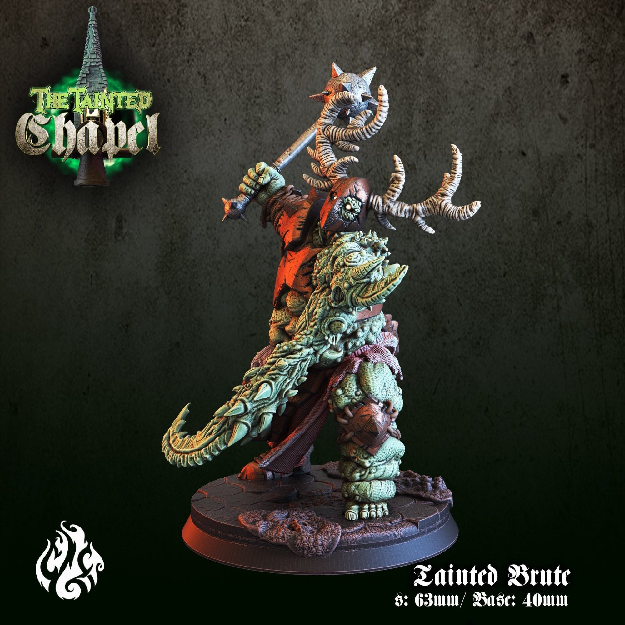 Mediocre StudiosThe Tainted ChapelTabletop Gaming Miniature