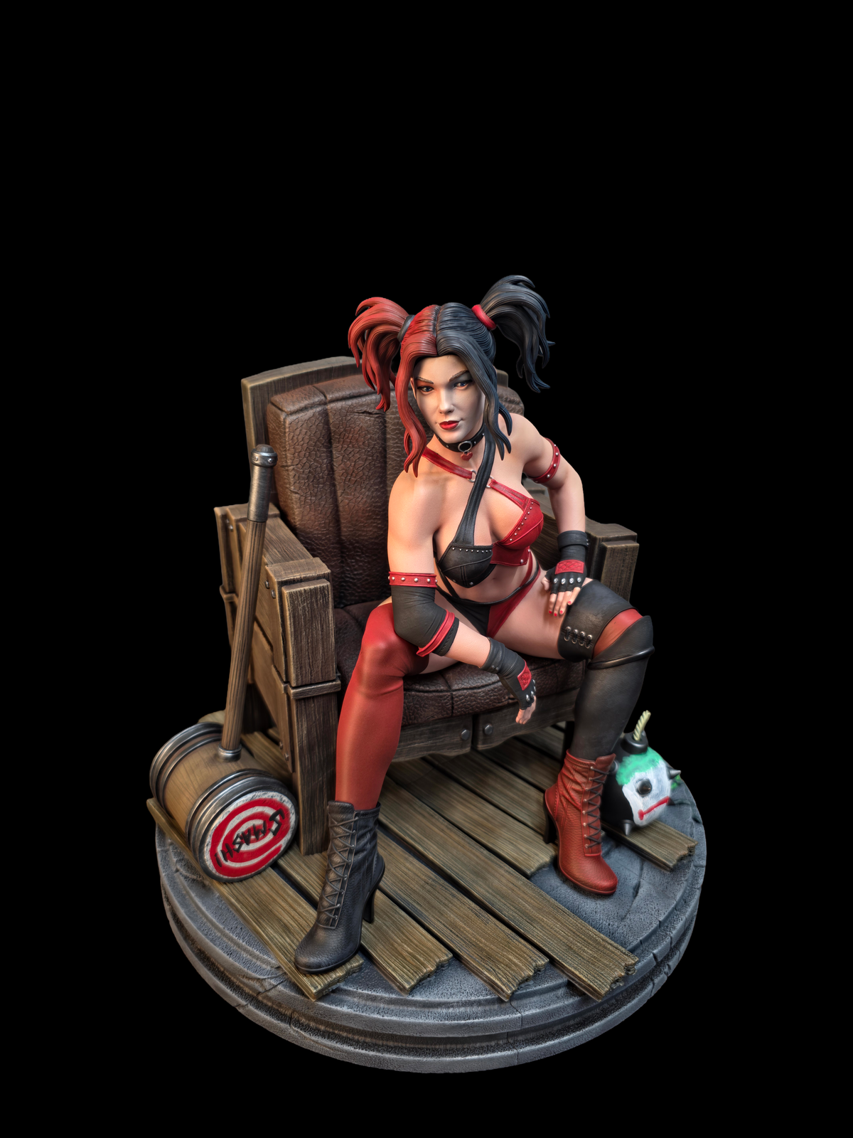 Fully Painted 1/6 Scale Harley Quinn