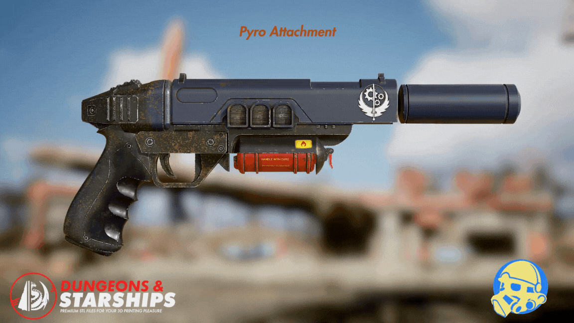 Brotherhood of Steel Crusader Pistol