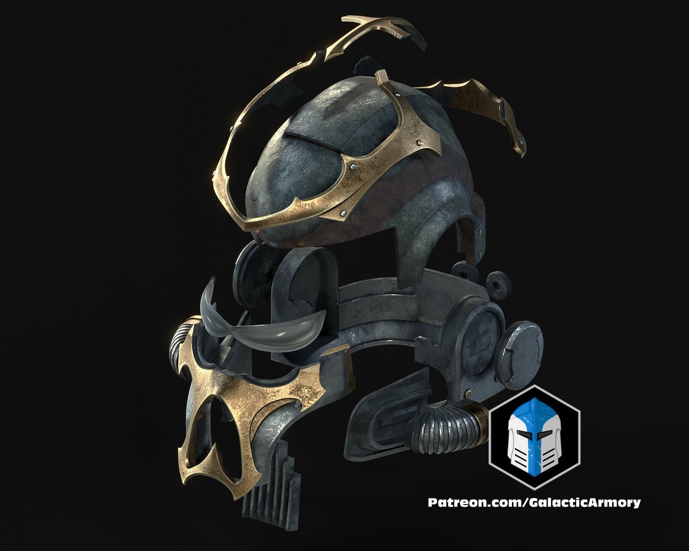 Mediocre StudiosBlack Legion Helmet - DIYCosplay Helmet
