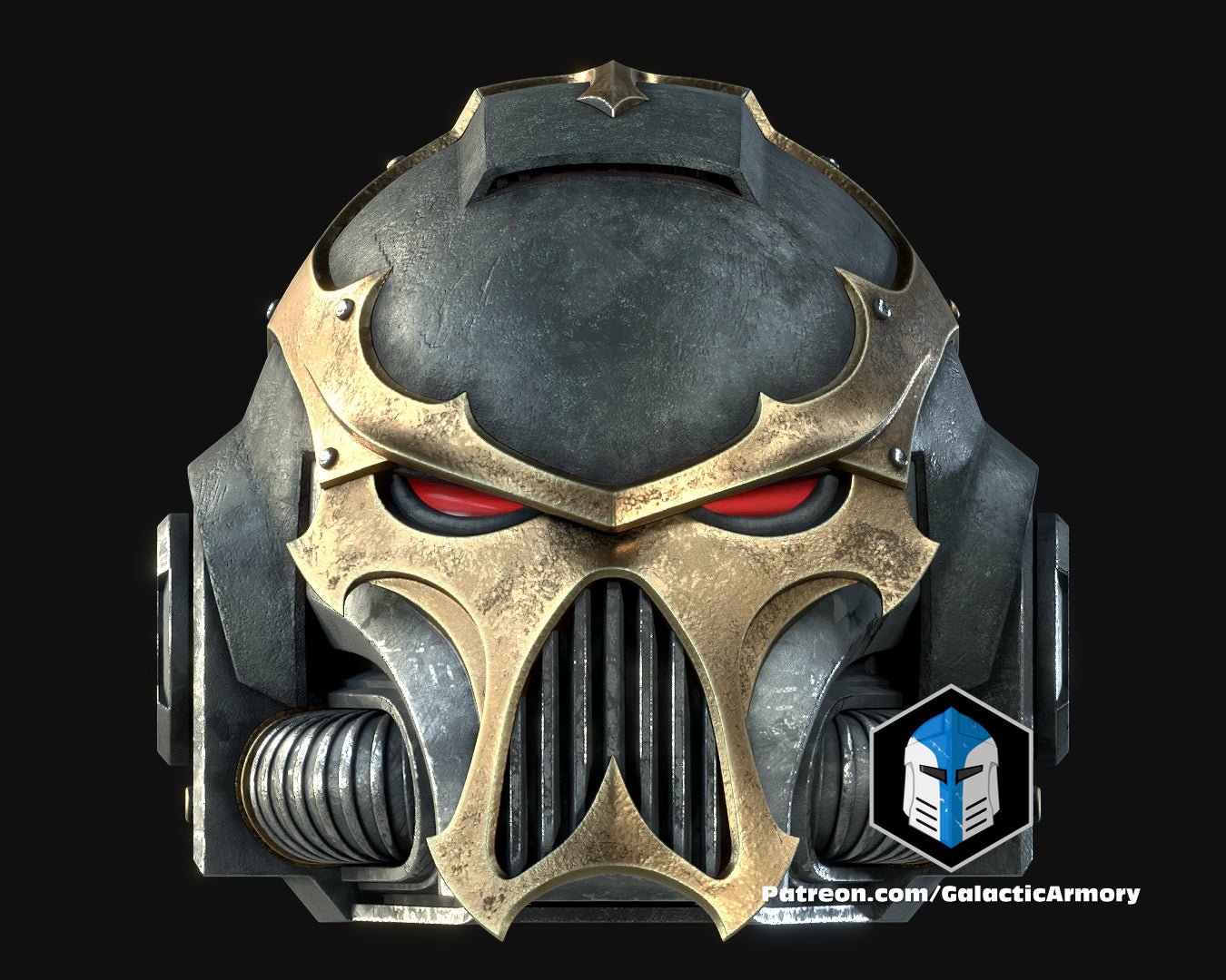 Mediocre StudiosBlack Legion Helmet - DIYCosplay Helmet