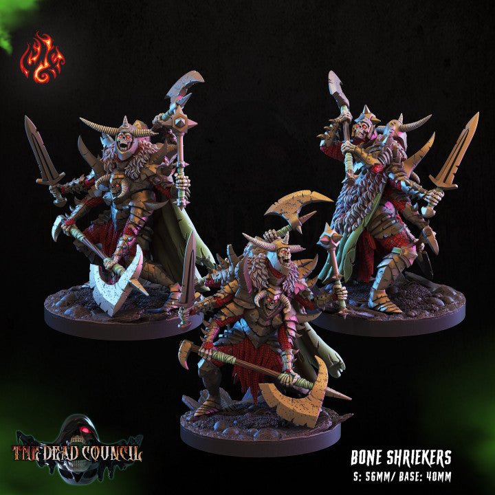 Mediocre StudiosBone ShriekersTabletop Gaming Miniature