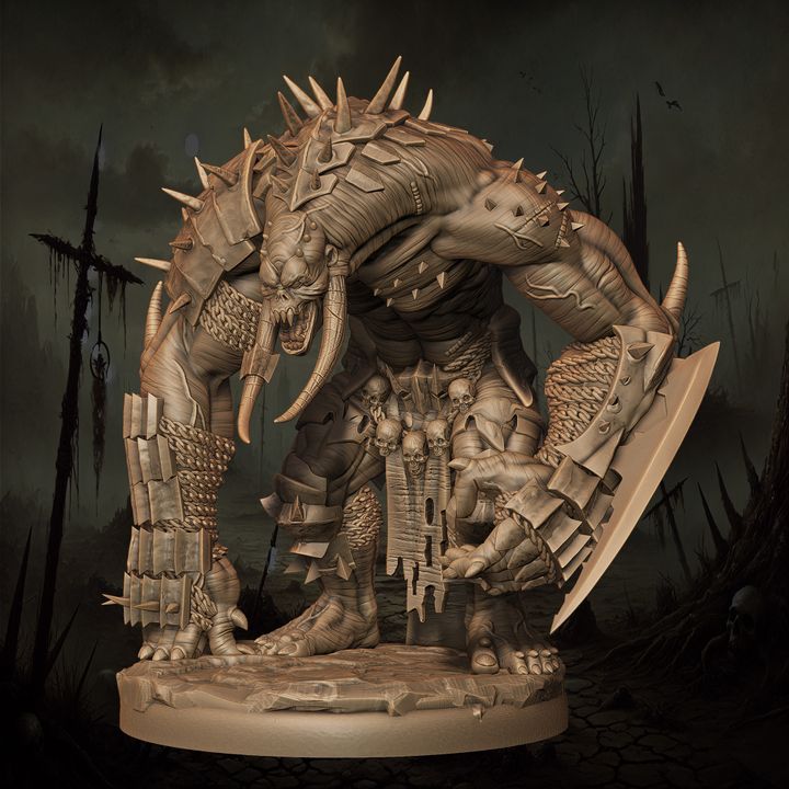 Mediocre StudiosBonecrusher TrollTabletop Gaming Miniature
