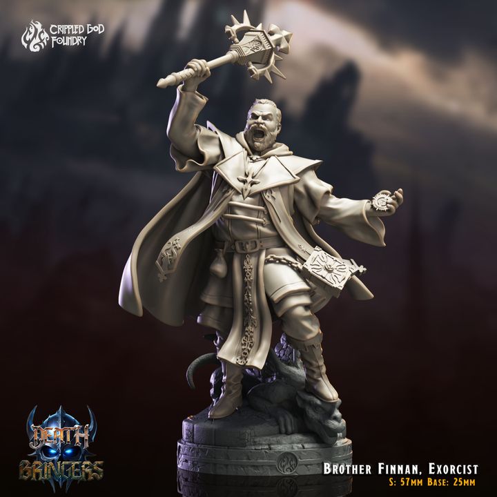 Mediocre StudiosBrother Finman ExorcistTabletop Gaming Miniature