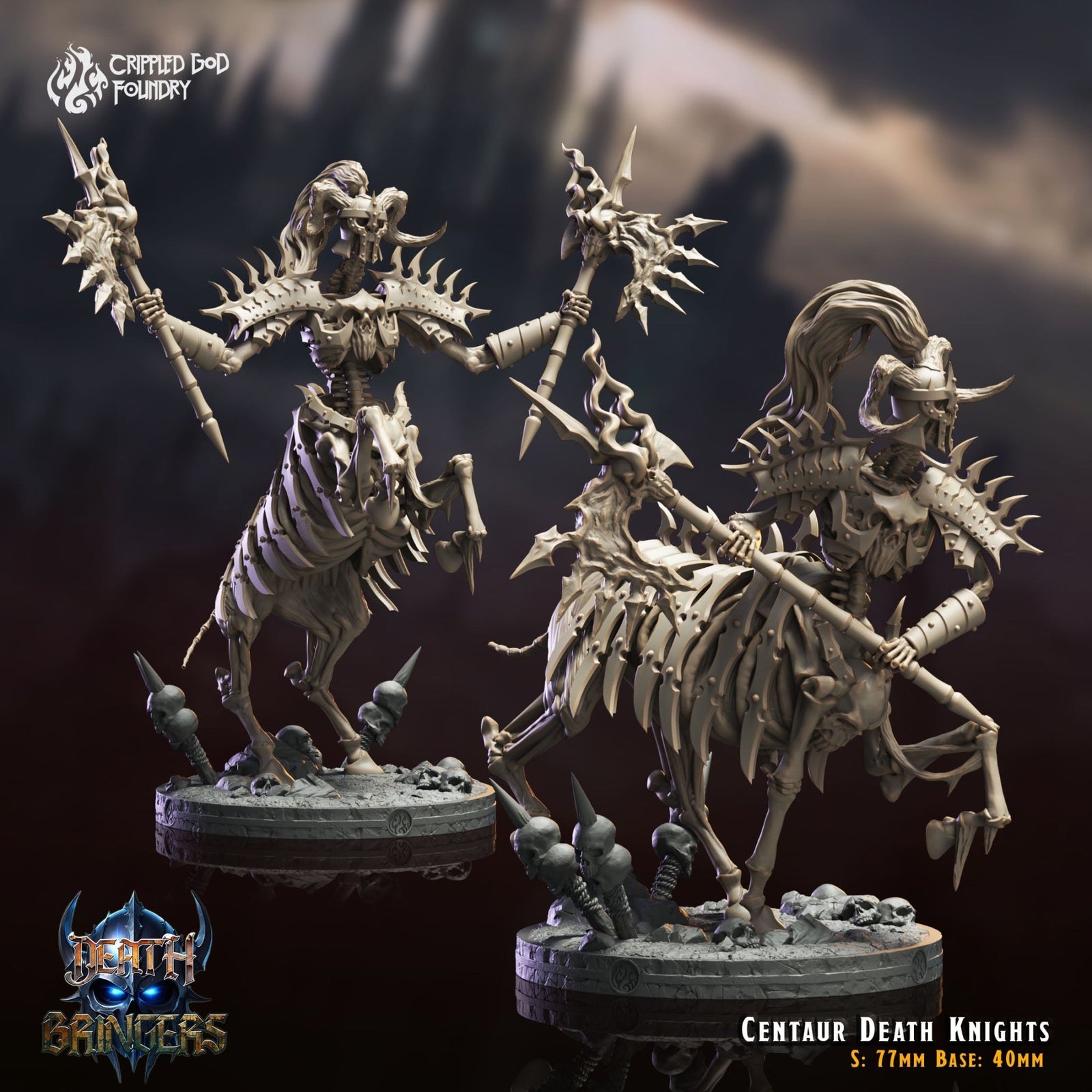 Mediocre StudiosCentaur Death KnightsTabletop Gaming Miniature