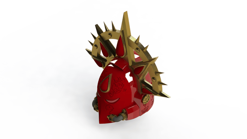 Mediocre StudiosCrimson Celestials - HelmetCosplay Helmet