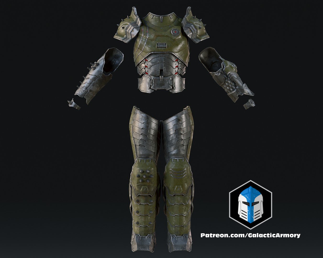 Dark Ages Doom Slayer Armor Set Mediocre Studios dark-ages-doom-slayer-armor-set-mediocre-studios