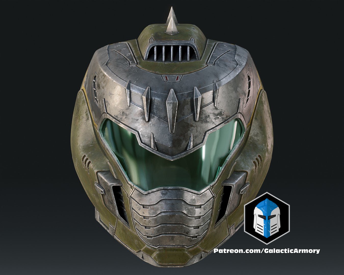 Mediocre StudiosDark Ages Doom Slayer - DiY KitCosplay Helmet