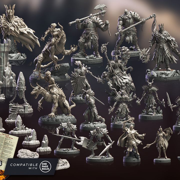 Mediocre StudiosDeath Bringers - Bundle (Includes Terrain)Tabletop Gaming Miniature