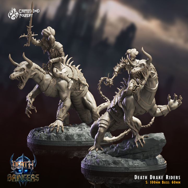 Mediocre StudiosDeath Drake RidersTabletop Gaming Miniature