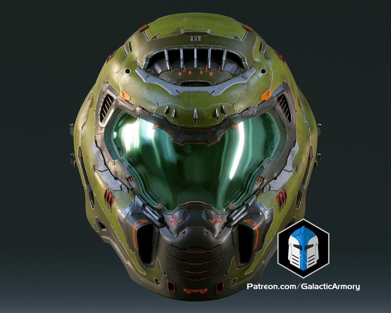 Mediocre StudiosDoom Slayer Helmet - DiYCosplay Helmet