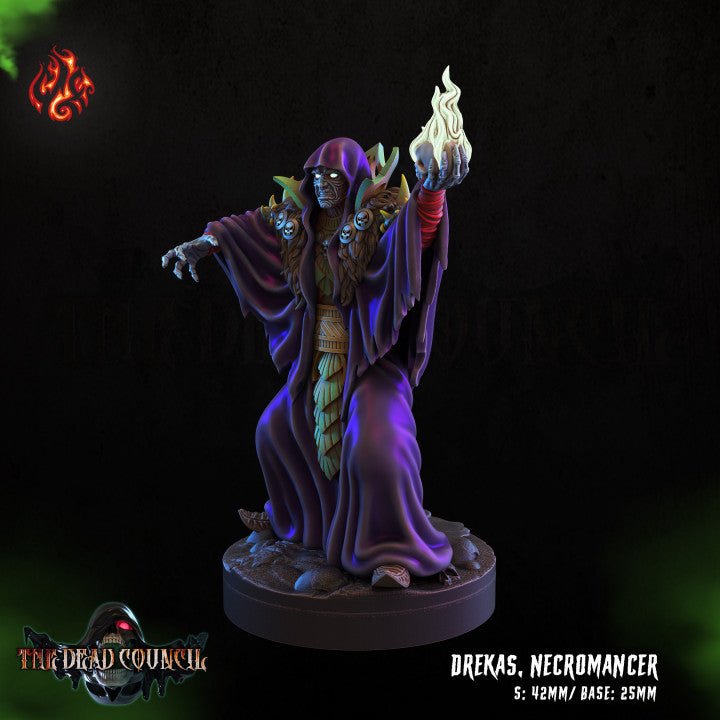 Mediocre StudiosDrekas, NecromancerTabletop Gaming Miniature