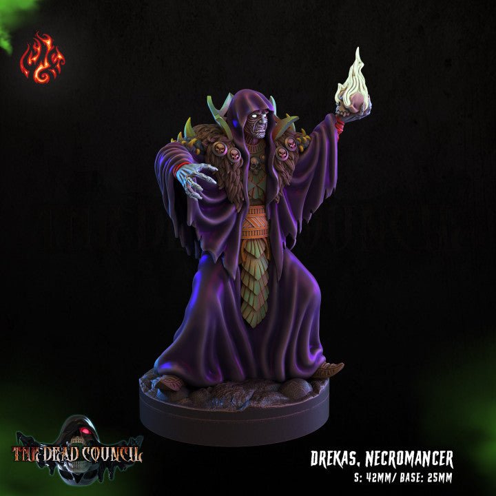 Mediocre StudiosDrekas, NecromancerTabletop Gaming Miniature