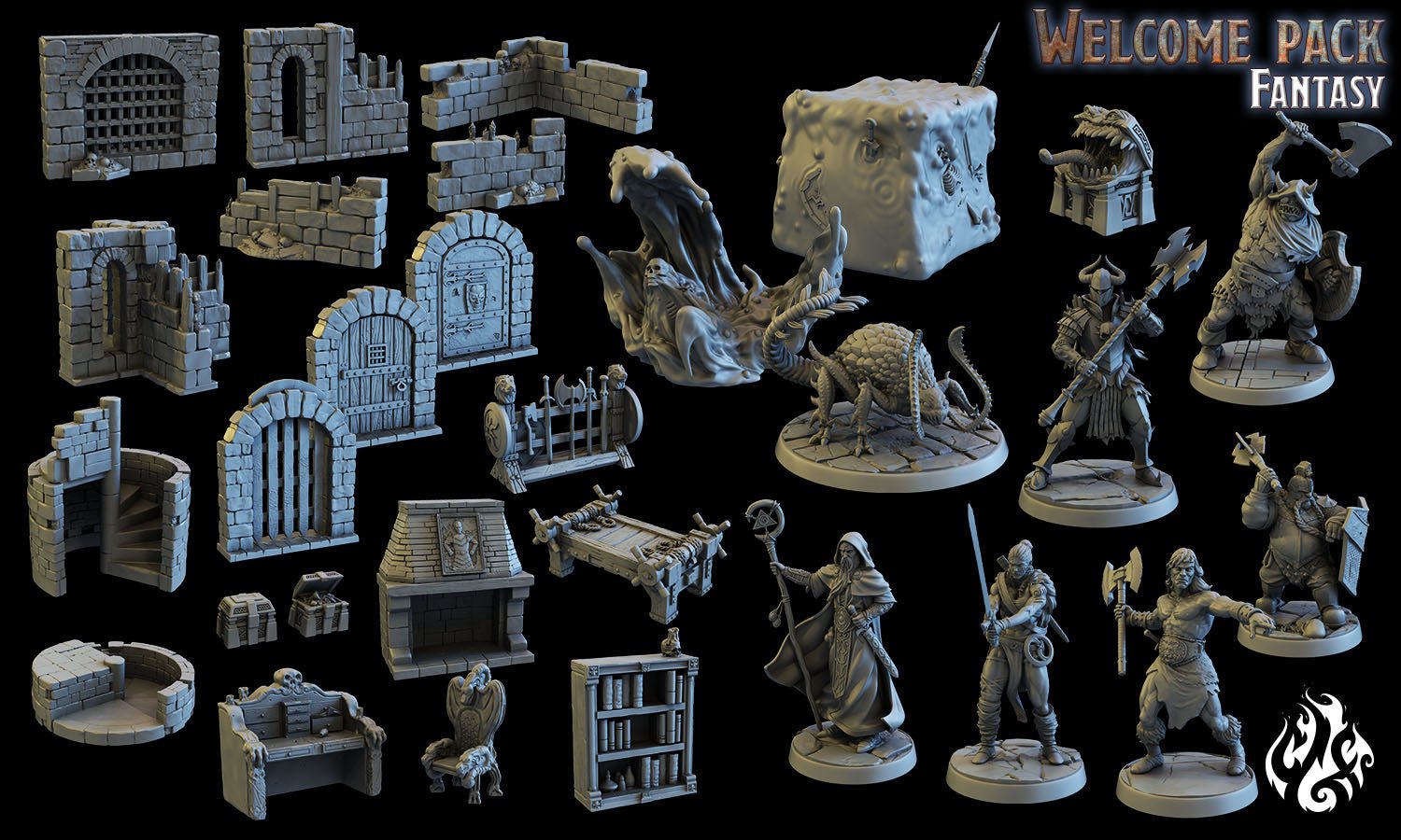 Mediocre StudiosFantasy Starter PackTabletop Gaming Miniature