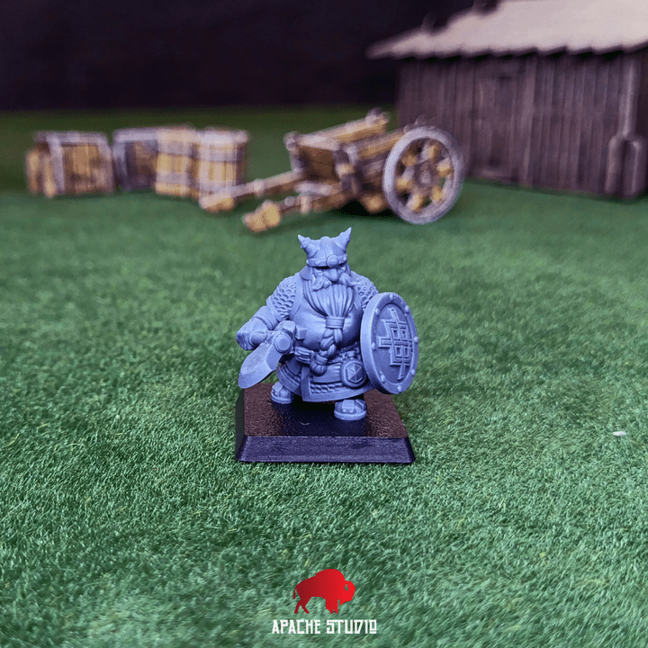Mediocre StudiosForgeborn Clan: Clan Warriors (dwarf unit)Tabletop Gaming Miniature
