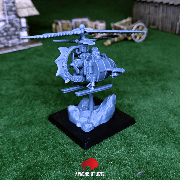 Mediocre StudiosForgeborn Clan: Gyrocopter (dwarf unit)Tabletop Gaming Miniature