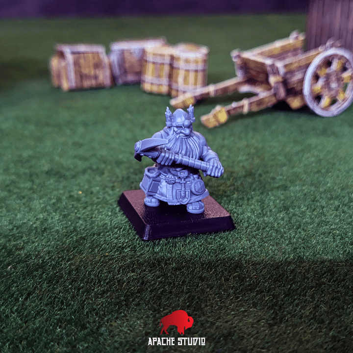 Mediocre StudiosForgeborn Clan: Rangers (dwarf unit)Tabletop Gaming Miniature