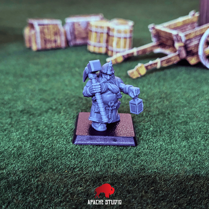 Mediocre StudiosForgeborn Clan: Rangers (dwarf unit)Tabletop Gaming Miniature