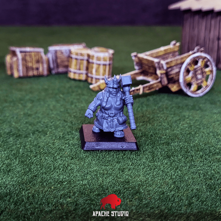 Mediocre StudiosForgeborn Clan: Rangers (dwarf unit)Tabletop Gaming Miniature