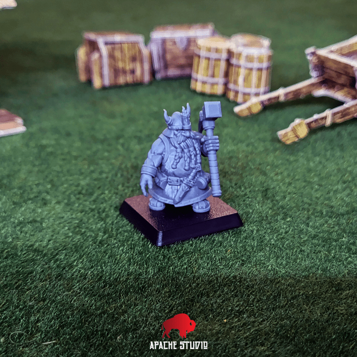 Mediocre StudiosForgeborn Clan: Rangers (dwarf unit)Tabletop Gaming Miniature
