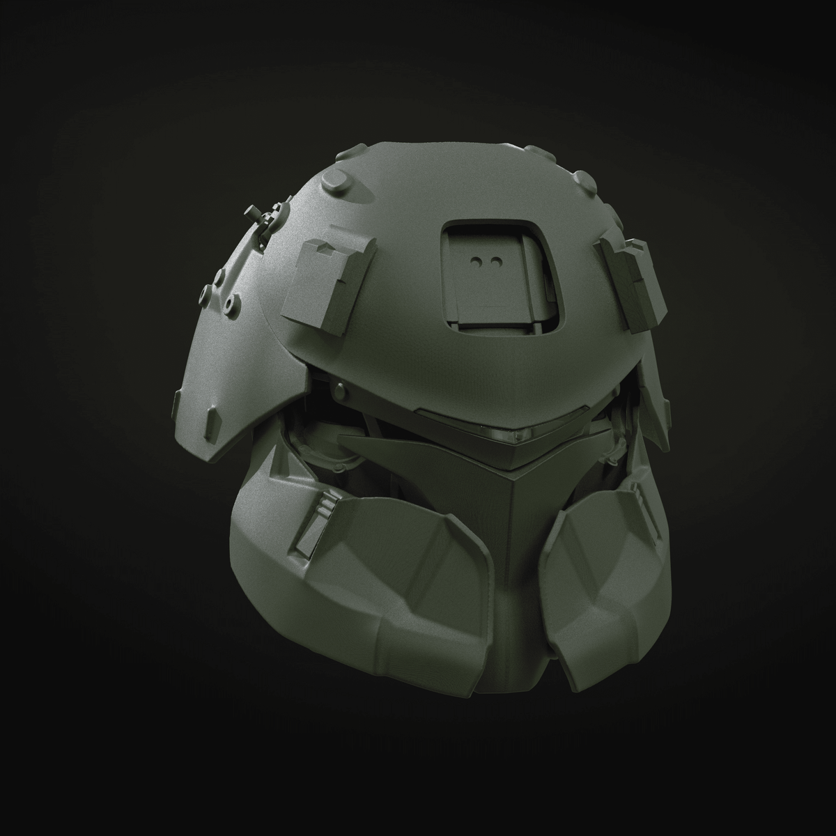 Mediocre StudiosFuture War Combat Helmet 4 in 1 (.stls)3D Model STL
