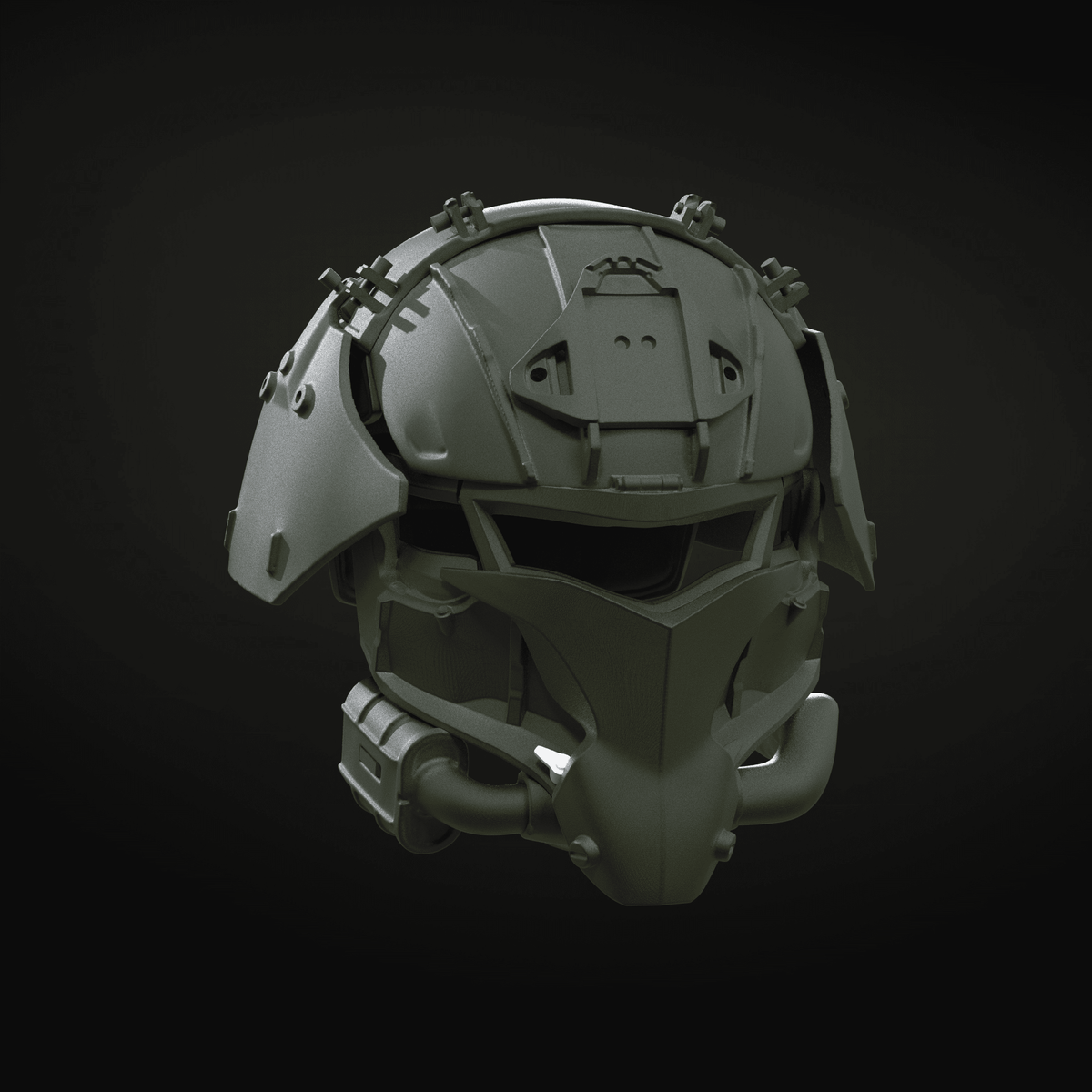 Mediocre StudiosFuture War Combat Helmet 4 in 1 (.stls)3D Model STL