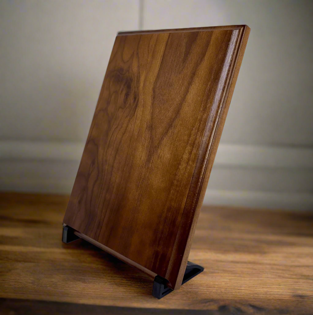 Mediocre StudiosGenuine Walnut Plaque - Laser EngravableLaser Engraved