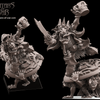 Mediocre StudiosGoblin King Dwarfmocker & Shield bearersTabletop Gaming Miniature