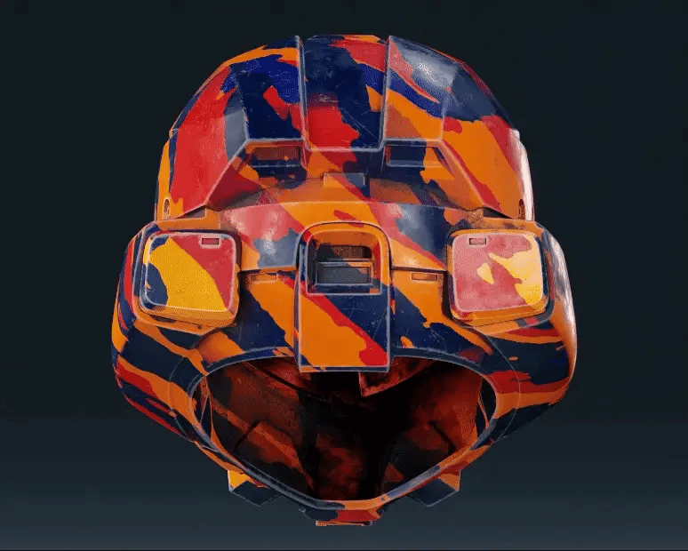 Mediocre StudiosHalo Infinite Mark 7 Helmet - DIYCosplay Helmet