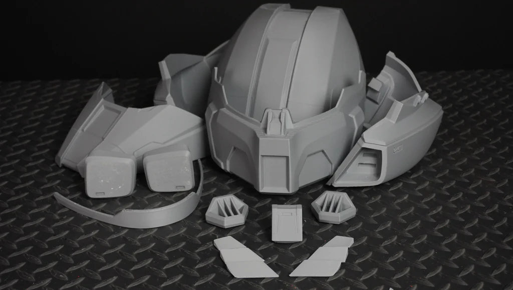 Mediocre StudiosHalo Infinite Mark 7 Helmet - DIYCosplay Helmet