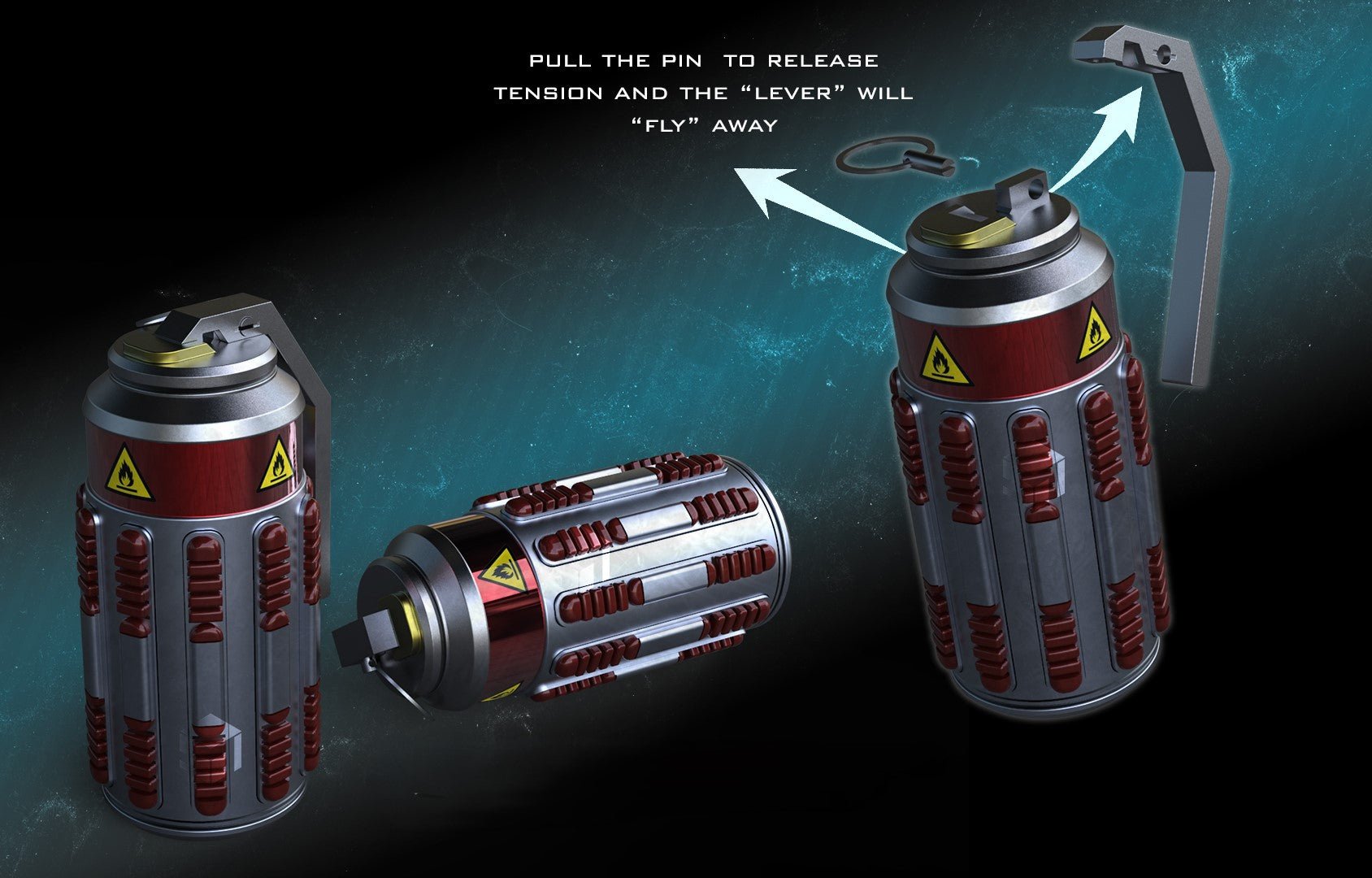 Mediocre StudiosHelldiver GrenadesProps