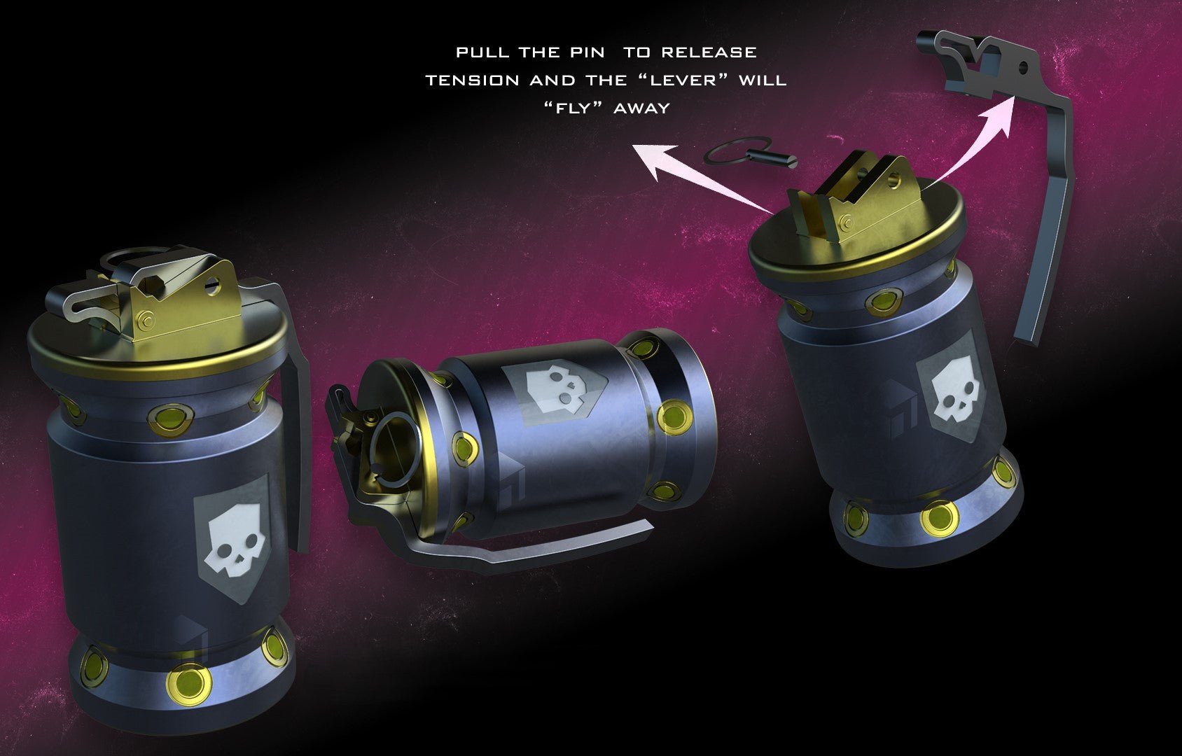 Mediocre StudiosHelldiver GrenadesProps