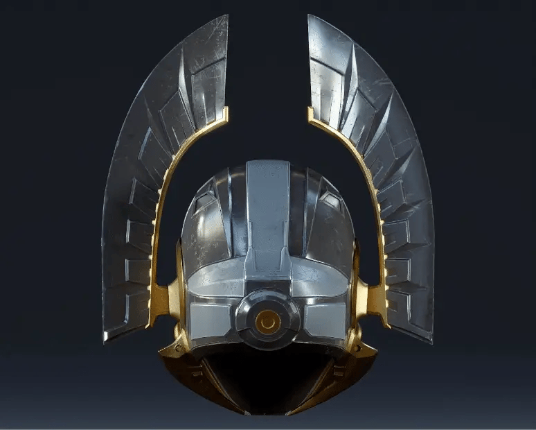 Mediocre StudiosHelldivers 2 Helmet - Savior of the Free - DIYCosplay Helmet