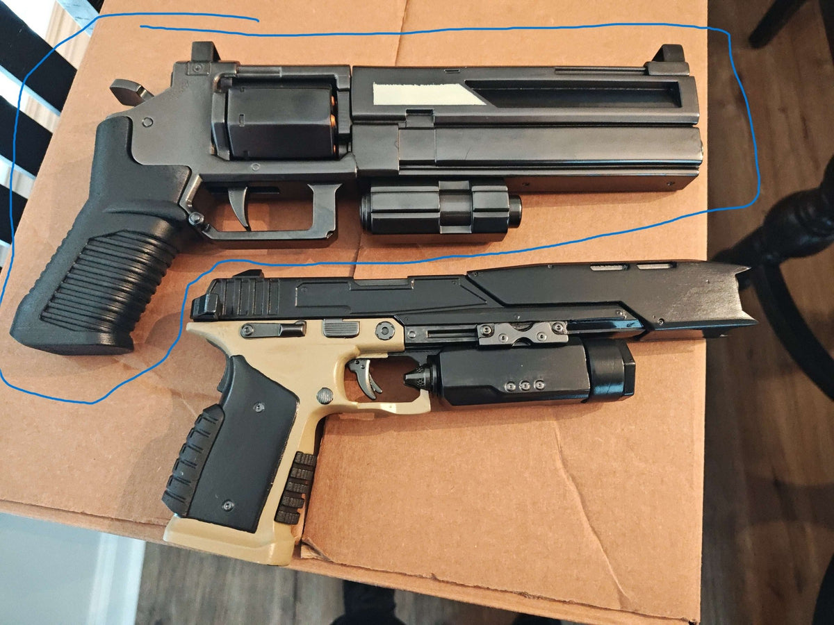 Senator Revolver Prop Helldivers Senator Revolver - Replica Prop – Mediocre Studios