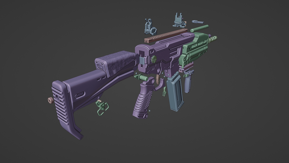Mediocre StudiosHelldivers SMG-32 Reprimand (.stl)3D Model STL