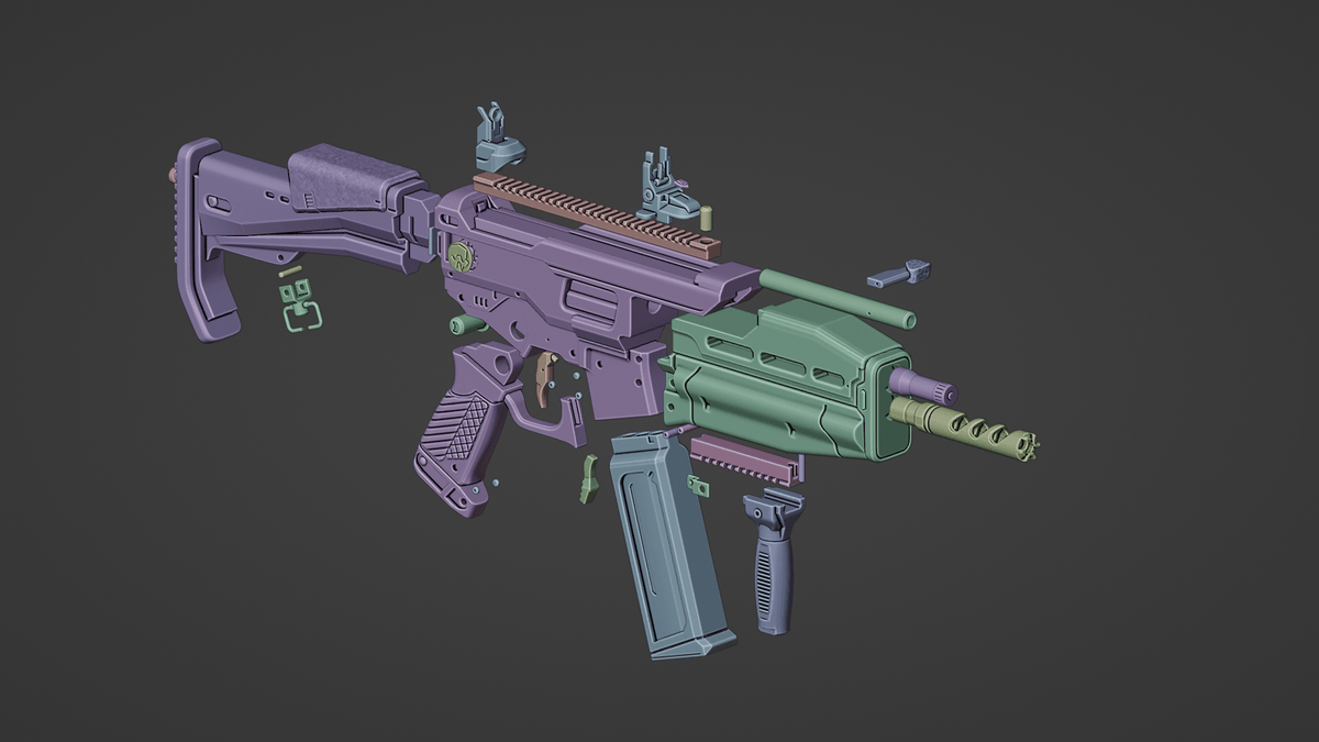 Mediocre StudiosHelldivers SMG-32 Reprimand (.stl)3D Model STL