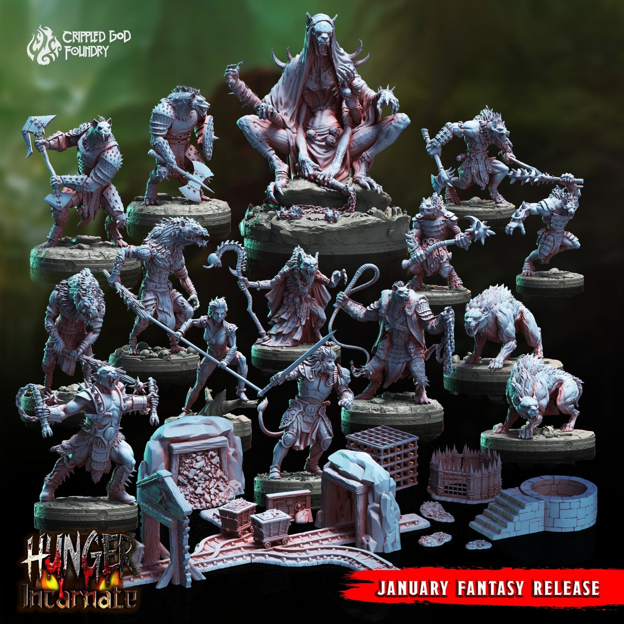 Mediocre StudiosHunger IncarnateTabletop Gaming Miniature