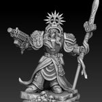 Mediocre StudiosInquisition Mistress in Heavy ArmorTabletop Gaming Miniature