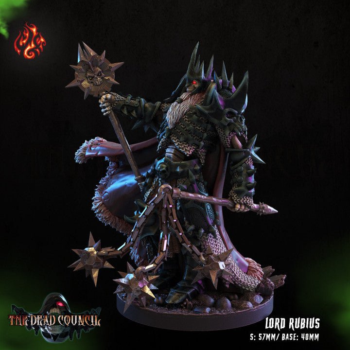 Mediocre StudiosLord Rubius, the MercilessTabletop Gaming Miniature