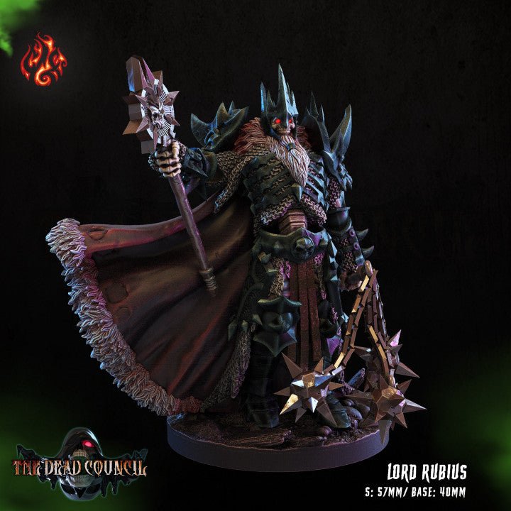 Mediocre StudiosLord Rubius, the MercilessTabletop Gaming Miniature
