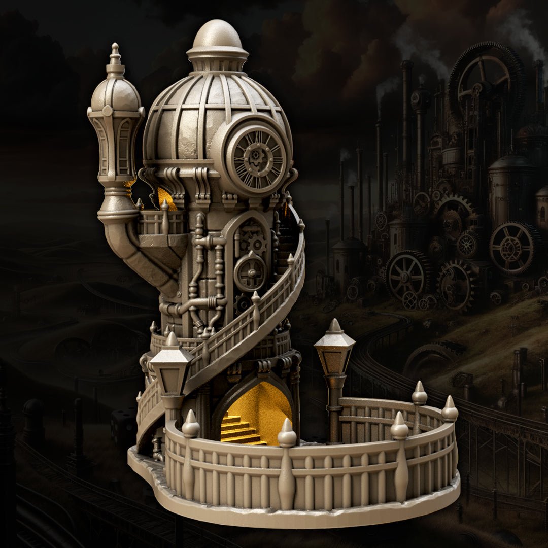 Mediocre StudiosMechanics Spire Dice TowerDice Tower