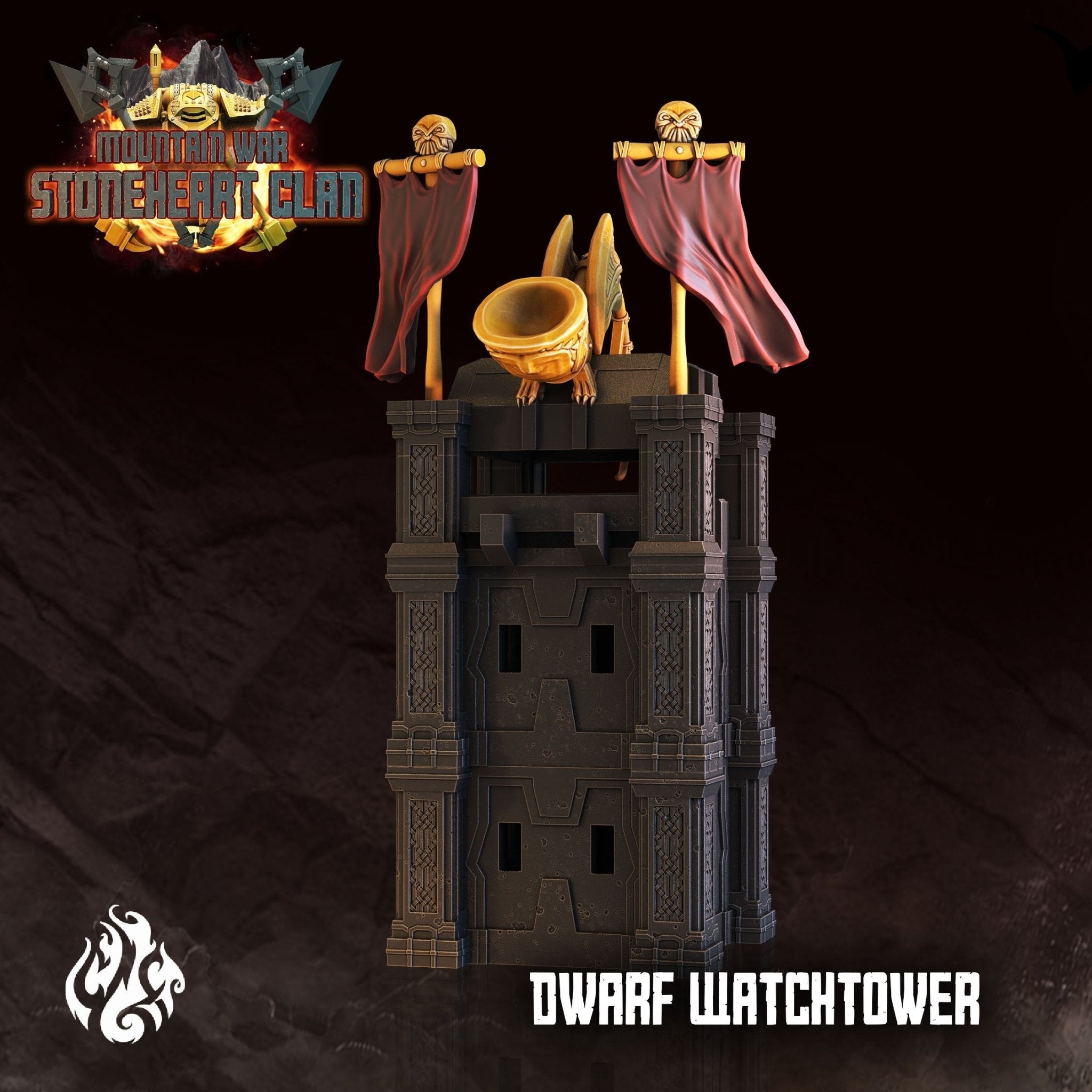 Mediocre StudiosMountain War: StoneHeart ClanTabletop Gaming Miniature