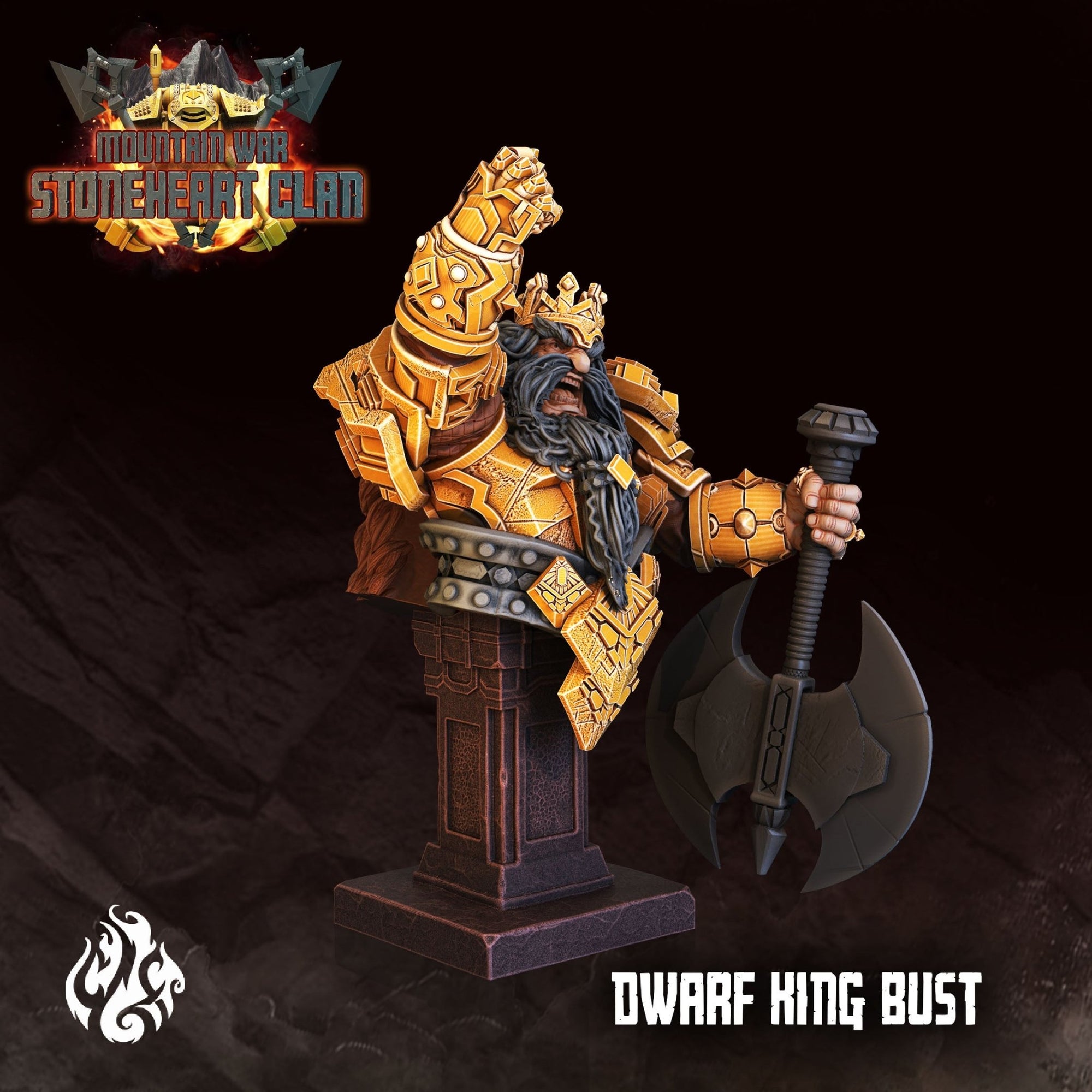 Mediocre StudiosMountain War: StoneHeart ClanTabletop Gaming Miniature