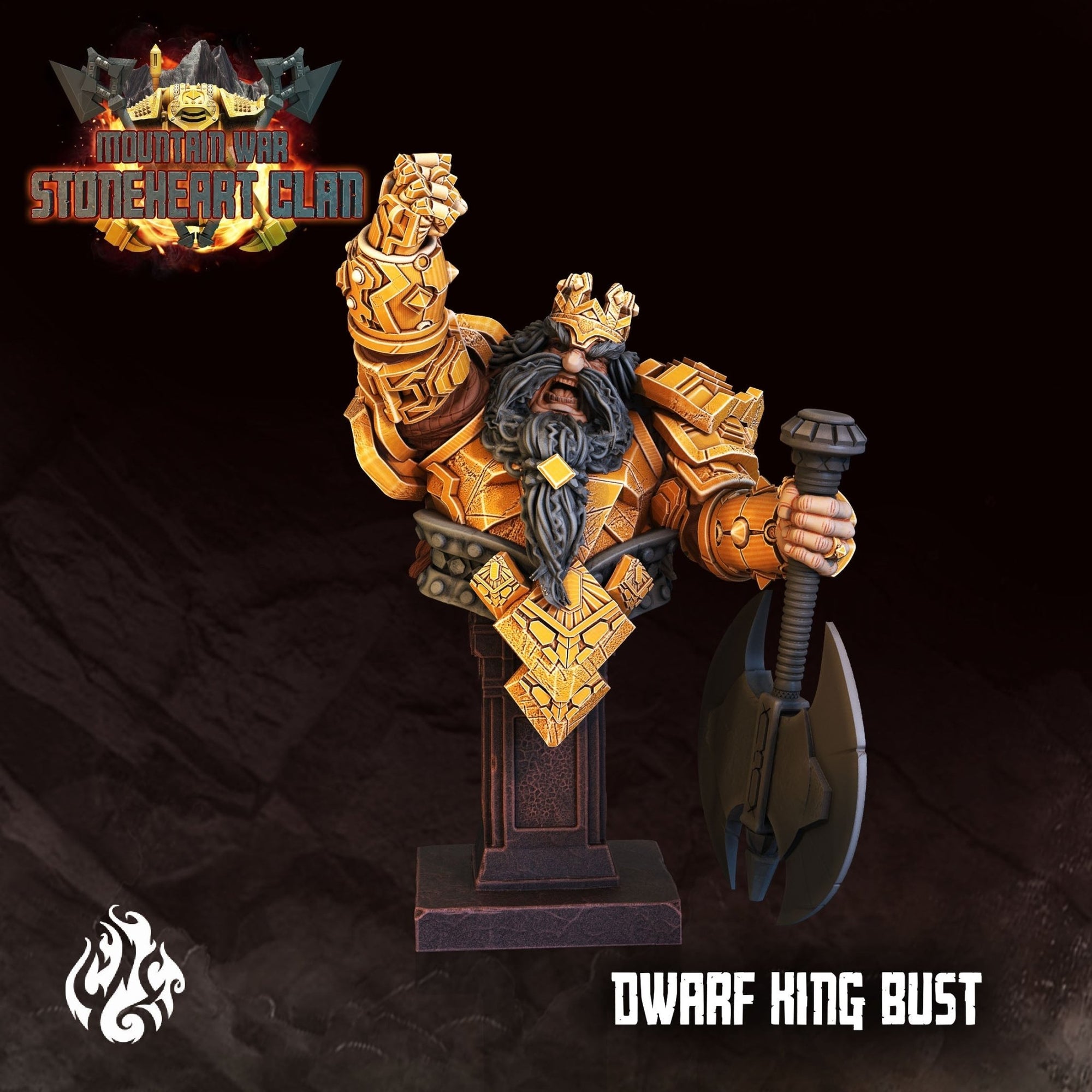Mediocre StudiosMountain War: StoneHeart ClanTabletop Gaming Miniature