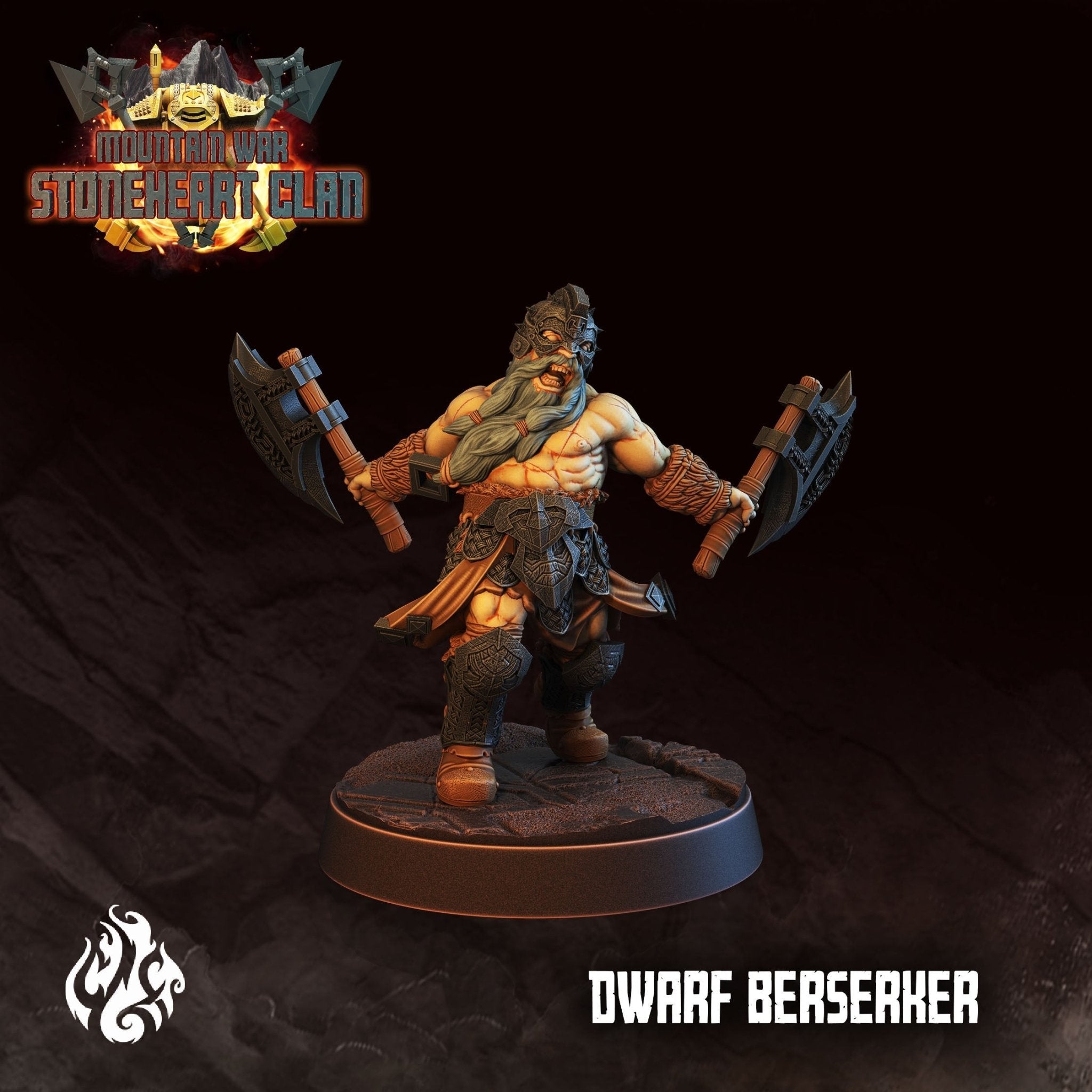 Mediocre StudiosMountain War: StoneHeart ClanTabletop Gaming Miniature