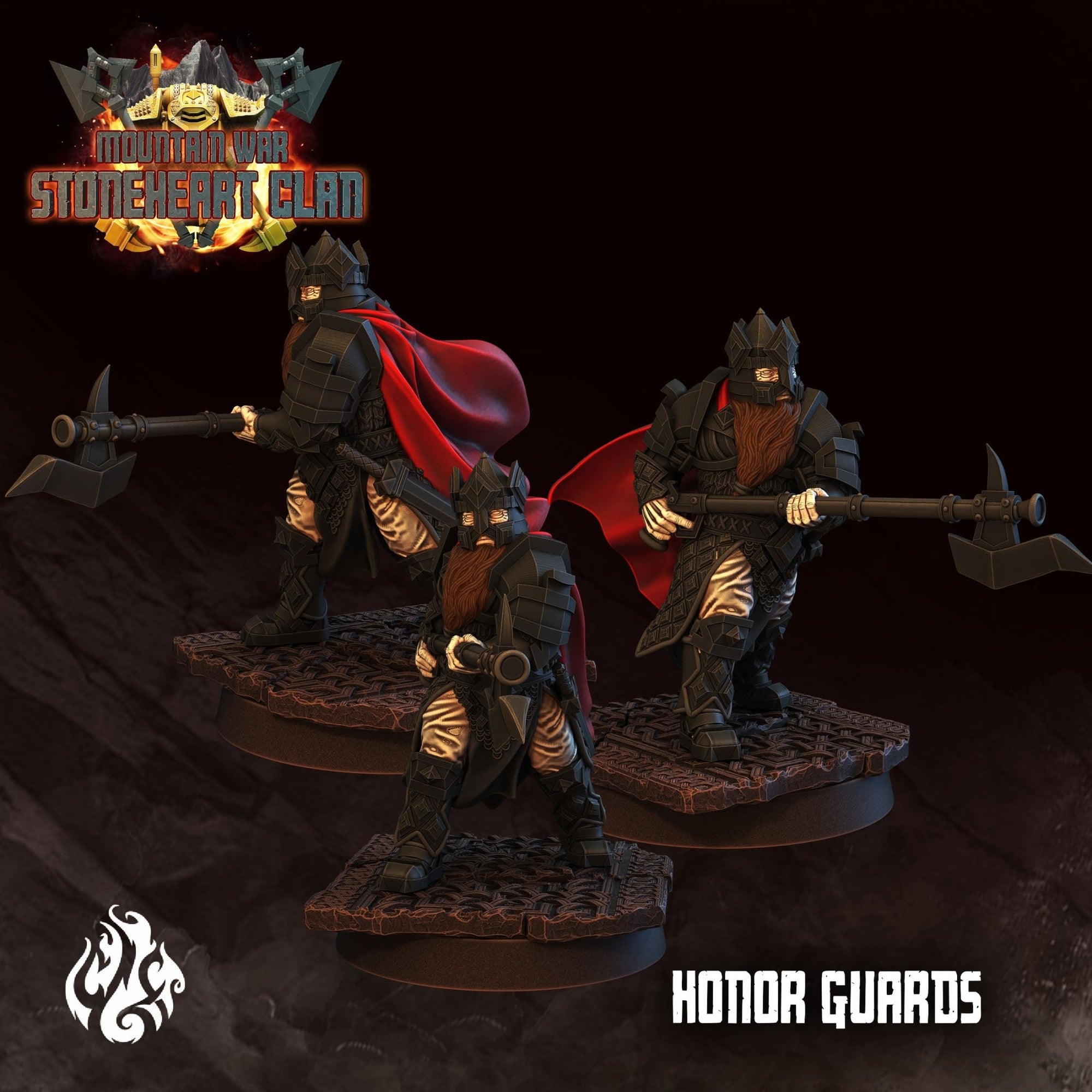 Mediocre StudiosMountain War: StoneHeart ClanTabletop Gaming Miniature